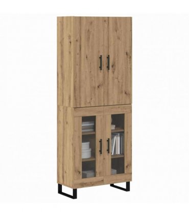 vidaXL Highboard 2 pcs Artisan Oak 69.5 x 34 x 180 cm