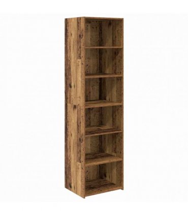 vidaXL Cabinet Old Wood 50 x 41 x 185 cm Engineered Wood