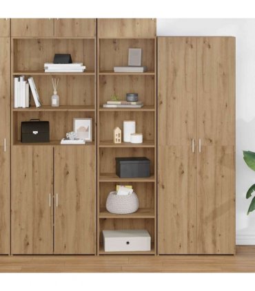 vidaXL Cabinet Artisan Oak 50 x 41 x 185 cm Engineered Wood