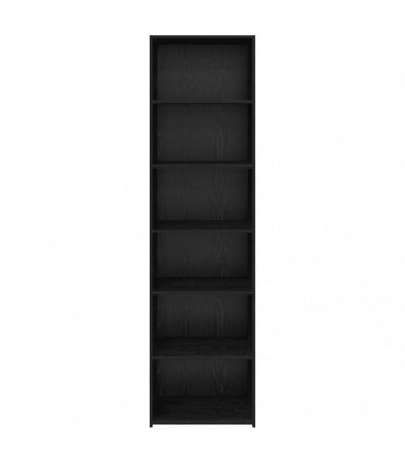 vidaXL Cabinet Black Oak 50 x 41 x 185 cm Engineered Wood