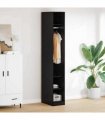 vidaXL Wardrobe Black Oak 30 x 50 x 200 cm