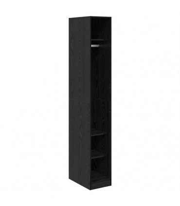 vidaXL Wardrobe Black Oak 30 x 50 x 200 cm