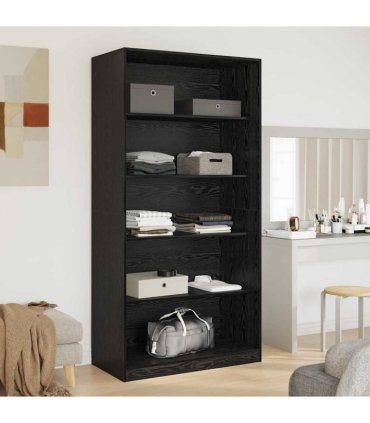 vidaXL Wardrobe Black Oak 100 x 50 x 200 cm