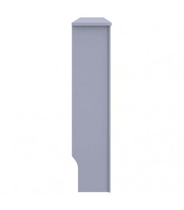 vidaXL Radiator Cover 2 pcs Grey 172 x 19 x 81.5 cm Engineered Wood