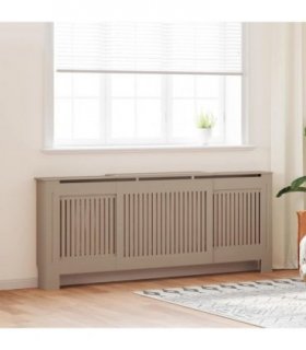 vidaXL Radiator Cover 2 pcs Sonoma Oak 205 x 20.5 x 81.5cm