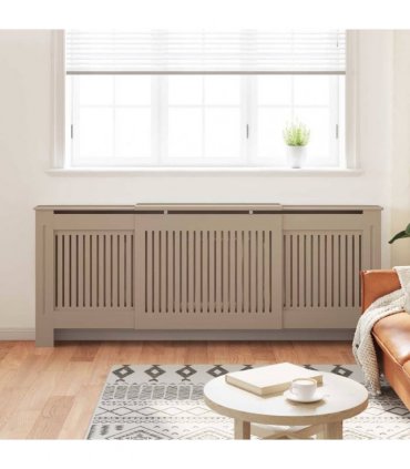 vidaXL Radiator Cover 2 pcs Sonoma Oak 205 x 20.5 x 81.5cm