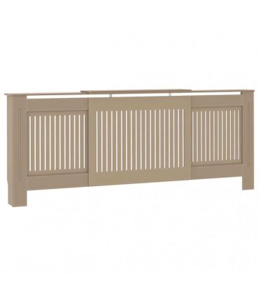 vidaXL Radiator Cover 2 pcs Sonoma Oak 205 x 20.5 x 81.5cm