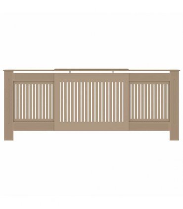 vidaXL Radiator Cover 2 pcs Sonoma Oak 205 x 20.5 x 81.5cm