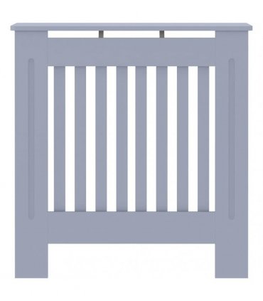 vidaXL Radiator Cover Grey 78 x 19 x 81.5cm Engineered Wood