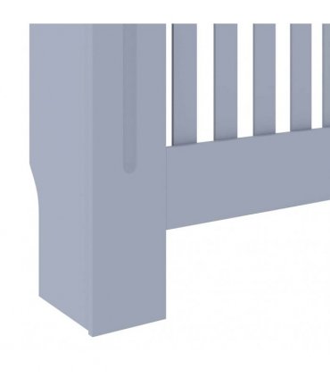 vidaXL Radiator Cover Grey 78 x 19 x 81.5cm Engineered Wood