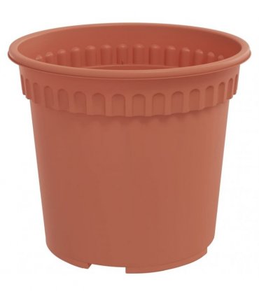 vidaXL Plant Pots 6 pcs Brick Red Plastic