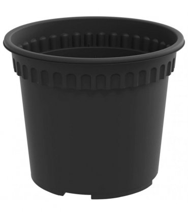 vidaXL Plant Pots 6 pcs Black Plastic
