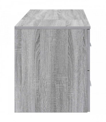 vidaXL Bathroom Cabinet Set 2 pcs Grey Sonoma 92.5 x 44.5 x 50 cm