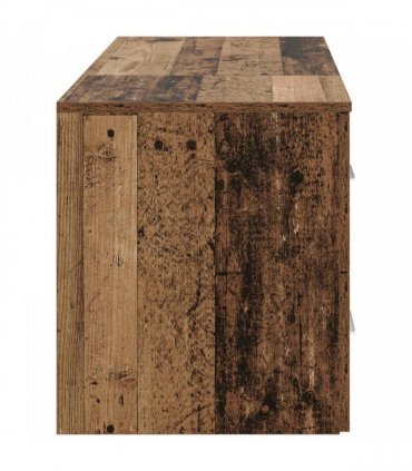 vidaXL Bathroom Cabinet Set 2 pcs Old Wood 92.5 x 44.5 x 50 cm