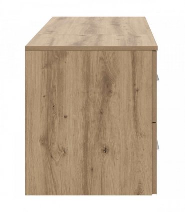 vidaXL Bathroom Cabinet Set 2 pcs Artisan Oak 92.5 x 44.5 x 50 cm