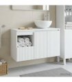 vidaXL Bathroom Cabinet Set 2 pcs White 79.5 x 35 x 80 cm