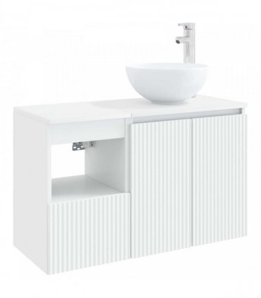 vidaXL Bathroom Cabinet Set 2 pcs White 79.5 x 35 x 80 cm