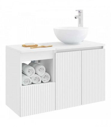 vidaXL Bathroom Cabinet Set 2 pcs White 79.5 x 35 x 80 cm