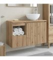 vidaXL Bathroom Cabinet Set 2 pcs Artisan Oak 79.5 x 35 x 80 cm
