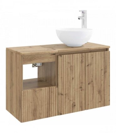 vidaXL Bathroom Cabinet Set 2 pcs Artisan Oak 79.5 x 35 x 80 cm