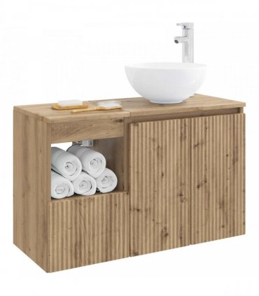 vidaXL Bathroom Cabinet Set 2 pcs Artisan Oak 79.5 x 35 x 80 cm