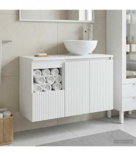 vidaXL Bathroom Cabinet Set 2 pcs White 79.5 x 41 x 80 cm