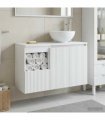 vidaXL Bathroom Cabinet Set 2 pcs White 79.5 x 41 x 80 cm