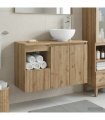 vidaXL Bathroom Cabinet Set 2 pcs Artisan Oak 79.5 x 41 x 80 cm