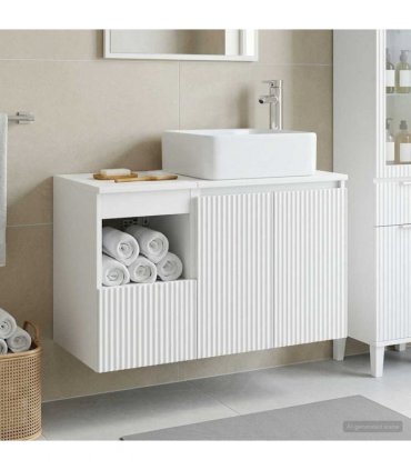 vidaXL Bathroom Cabinet Set 2 pcs White 79.5 x 41 x 80 cm