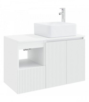 vidaXL Bathroom Cabinet Set 2 pcs White 79.5 x 41 x 80 cm