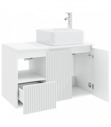 vidaXL Bathroom Cabinet Set 2 pcs White 79.5 x 41 x 80 cm