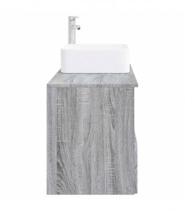 vidaXL Bathroom Cabinet Set 2 pcs Grey Sonoma 79.5 x 41 x 80 cm