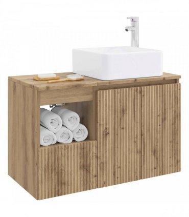 vidaXL Bathroom Cabinet Set 2 pcs Artisan Oak 79.5 x 41 x 80 cm