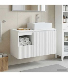 vidaXL Bathroom Cabinet Set 2 pcs White 79.5 x 41 x 79.5 cm
