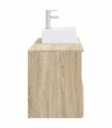 vidaXL Bathroom Cabinet Set 2 pcs Sonoma Oak 79.5 x 41 x 79.5 cm