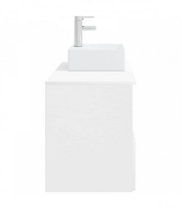 vidaXL Bathroom Cabinet Set 2 pcs High Gloss White 79.5 x 41 x 79.5 cm