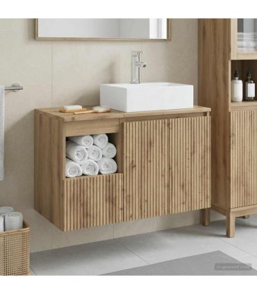 vidaXL Bathroom Cabinet Set 2 pcs Artisan Oak 79.5 x 41 x 79.5 cm