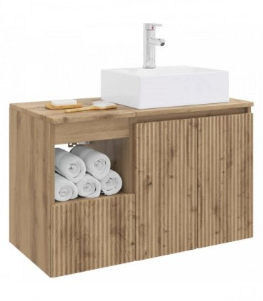 vidaXL Bathroom Cabinet Set 2 pcs Artisan Oak 79.5 x 41 x 79.5 cm