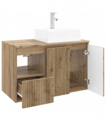 vidaXL Bathroom Cabinet Set 2 pcs Artisan Oak 79.5 x 41 x 79.5 cm