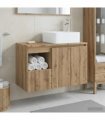 vidaXL Bathroom Cabinet Set 2 pcs Artisan Oak 83 x 35 x 80 cm