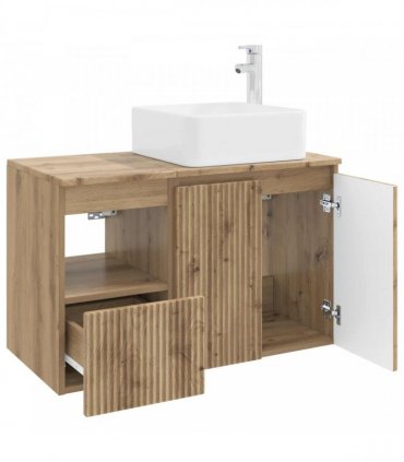 vidaXL Bathroom Cabinet Set 2 pcs Artisan Oak 83 x 35 x 80 cm