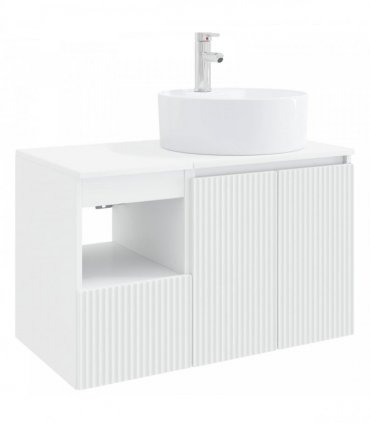 vidaXL Bathroom Cabinet Set 2 pcs White 79.5 x 44.5 x 82 cm