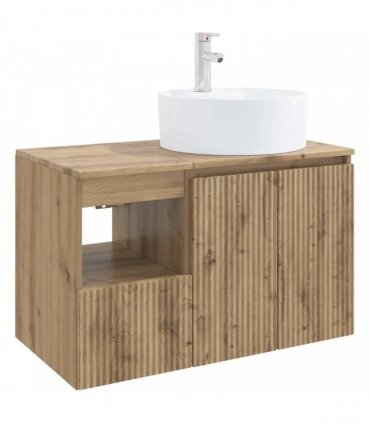 vidaXL Bathroom Cabinet Set 2 pcs Artisan Oak 79.5 x 44.5 x 82 cm