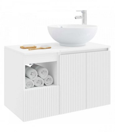 vidaXL Bathroom Cabinet Set 2 pcs White 79.5 x 44.5 x 80 cm