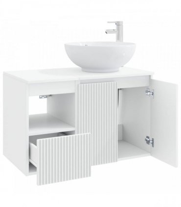 vidaXL Bathroom Cabinet Set 2 pcs White 79.5 x 44.5 x 80 cm