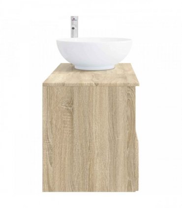 vidaXL Bathroom Cabinet Set 2 pcs Sonoma Oak 79.5 x 44.5 x 80 cm