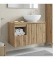 vidaXL Bathroom Cabinet Set 2 pcs Artisan Oak 79.5 x 44.5 x 80 cm