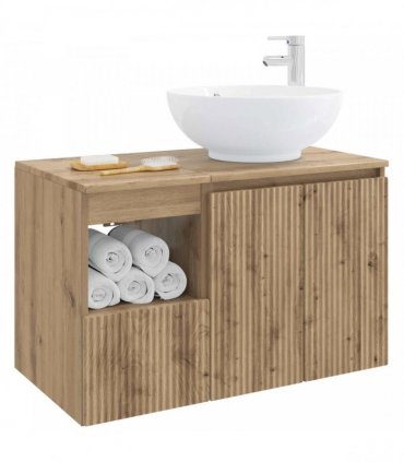 vidaXL Bathroom Cabinet Set 2 pcs Artisan Oak 79.5 x 44.5 x 80 cm