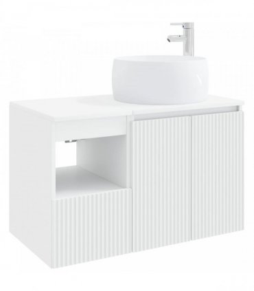 vidaXL Bathroom Cabinet Set 2 pcs White 79.5 x 44.5 x 80 cm