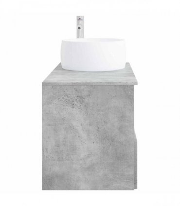 vidaXL Bathroom Cabinet Set 2 pcs Concrete Grey 79.5 x 44.5 x 80 cm